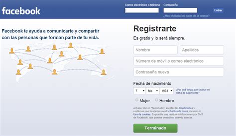 Façebook en español - ¿Olvidaste tu cuenta? · Regístrate en Facebook. Inicia sesión en Facebook para empezar a compartir y conectarte con tus amigos, tus familiares y las personas que conoces.
